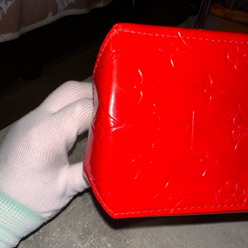 Louis Vuitton Reade PM Red Vernis monogram vintage bag - Picture 12 of 15